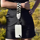 Phone Strap with Zippered Pouch, Clip and Go Strap for Phone with Wallet Crossbody, Clip and Go Strap with Pouch, Phone Strap Crossbody