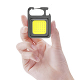 Rechargeable Keychain Light, Portable Mini Flashlight Keychain, Safety USB Rechargeable 1 Piece Multifunction Waterproof COB Flashlight, Perfect For Outdoor Emergency & Camping