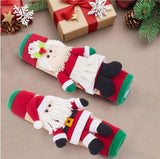 2pcs, Christmas Refrigerator Door Handle Cover Santa Snowman Kitchen Appliance Handle Covers Decorations For Fridge Microwave Oven Ornaments Santa Snowman Indoor Seatbeltcover Cardecoration Home Decor