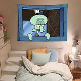 Cartoon back morning wall tapestry wall decoration background cloth bedroom dormitory rental room hanging wall tapestry