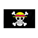 Luffy Flag Banner Anime Room Decor, One Piece, Straw Hat Pirates,Hanging Pack Adventure