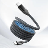 Magnetic USB-C Charging Cable with 60w Fast Charging &Braided Design,Electronic Smartphone Charger