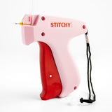 Stitchy - Alter Your Clothing Instantly -1Red and Pink Stitchy with 480 Micro Stitches - At-Home Alterations -Wardrobe Assistant