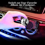 Album Car Air Freshener Vent Clips, Pop Singer Album Covers Record Player Car Air Freshener, Car Accessories Music Lovers Gift