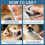 VOHC Certification Pet Toothbrush Pet Dental Pen for Dogs and Cats, Pet Teeth Cleaning Tool for Plaque and Tartar Removal