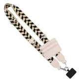 Phone Strap with Zippered Pouch, Clip and Go Strap for Phone with Wallet Crossbody, Clip and Go Strap with Pouch, Phone Strap Crossbody