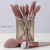 Set Of 13 Makeup Brushes For Face Blush Concealer Eyeshadow Foundation Brush Beauty Tool Carrying Convenient Multifunctional Cosmetic Brushes