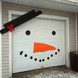 16pcs/set DIY Christmas Snowman Decoration Outdoor Garage Door Decorations For Home Christmas DIY Snowman Christmas Decor