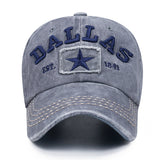 New Patch Letter Embroidery Baseball Cap Vintage Distressed Sun Protection Cloth Cap