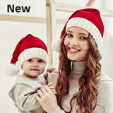 2 Size Available Cute Knitted Santa Hat With Pompom Perfect Christmas Gift And Party Decoration