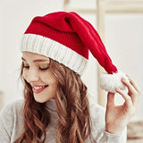 2 Size Available Cute Knitted Santa Hat With Pompom Perfect Christmas Gift And Party Decoration