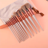 Set Of 13 Makeup Brushes For Face Blush Concealer Eyeshadow Foundation Brush Beauty Tool Carrying Convenient Multifunctional Cosmetic Brushes