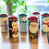 2/5pcs, Christmas Decorations Cute Cartoon Candy Jar Gift Jar Christmas Gifts Gift Jar Christmas Party Supplies