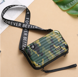 Stylish Suitcase Design Shoulder Bag, Zipper All-Match Zipper Coin Purse