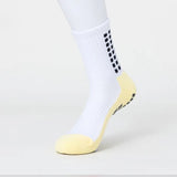 1pair Thickened Soccer Socks Non-slip Men's Mid Calf Sports Soccer Socks