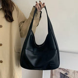 New Simple Large Capacity Women Shoulder Bag Casual Commuting Luxury Designe Handbags High Quality Leather Tote Bag