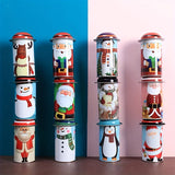 2/5pcs, Christmas Decorations Cute Cartoon Candy Jar Gift Jar Christmas Gifts Gift Jar Christmas Party Supplies